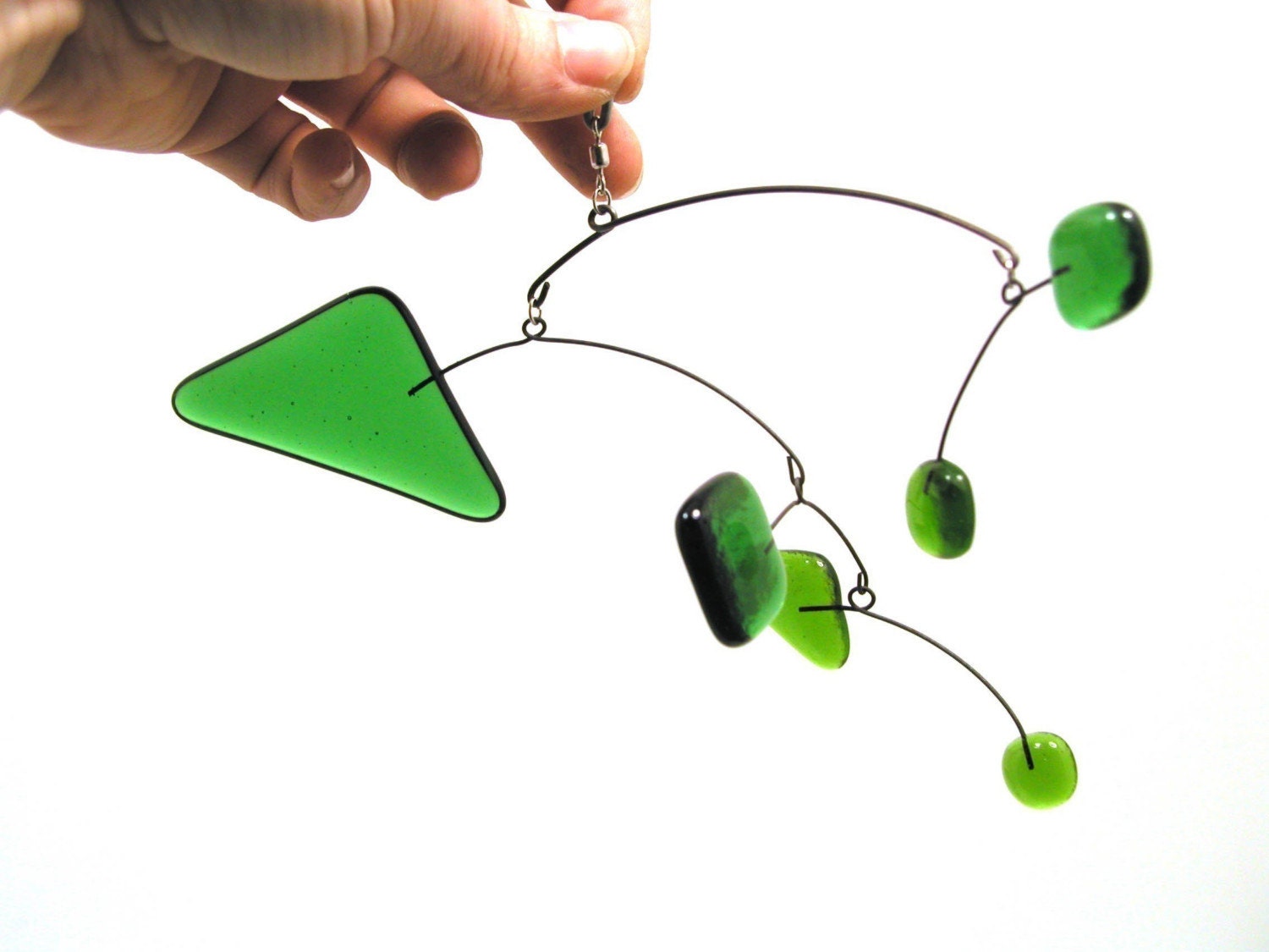Little Green Glass Mini Mobile
