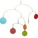 Glass Mobile - Circles - approx 18inch