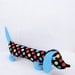 Ready to Ship Stuffed Wiener Dog Plush Toy Childrens Baby Toy Soft Doll SYLVIA