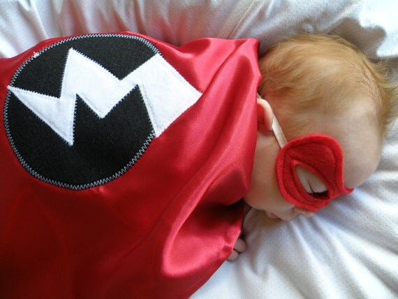 Infant Size Super Hero Costume/Photo Prop - priority shipping