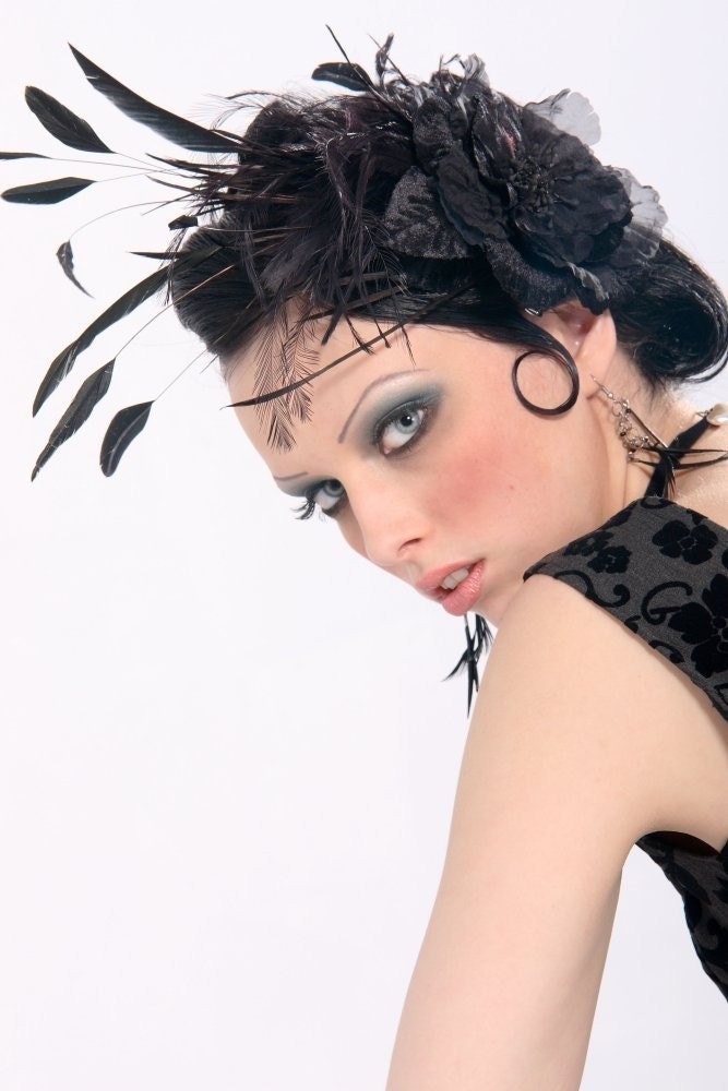 Flapper headpiece Great Gatsby Headdress 1920s Art Deco- Deliciously Deco
