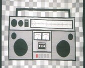 Old School Boombox Quilt