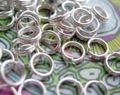 200 Silver Plated 5mm Split Rings Rings