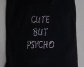 Dog Clothes Dog Shirt Cute But Psycho Tank