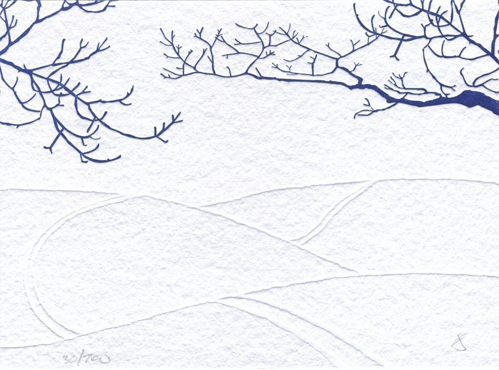 Branches - One Limited Edition Print from the Snow is in the Air Collection