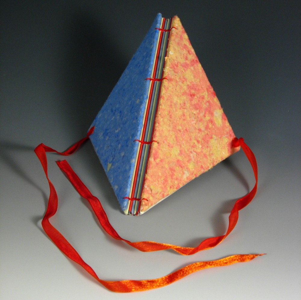 Blue and Orange Triangle Journal