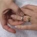 Sun and Moon ECLIPSE Engagement Ring and Wedding Band Set in 18K and 14K gold