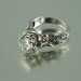 The ENCHANTED PRINCESS White Sapphire 14K gold engagement ring
