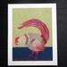 limited edition print - Rooster