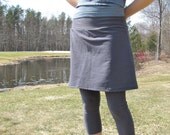 Organic Cropped Skirted Leggings