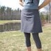 Organic Cropped Skirted Leggings