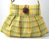 small tote bag, yellow green handbag, sexy purse, messenger, shoulder bag,