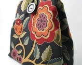 floral tote bag, handbag, diaper bag, laptop bag, purse, shoulder bag, tapestry bag