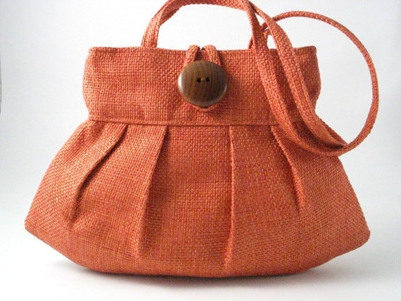 orange purse , small and sexy bag , handbag, shoulder bag , mini tote