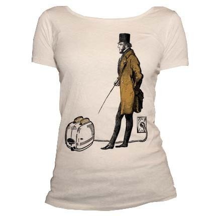 INVENTING TOAST - Organic Cotton Scoop Neck Tshirt