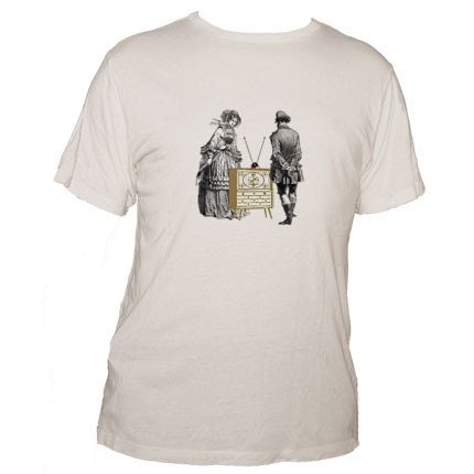 TV SALESMAN - organic cotton unisex crew tshirt