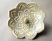 Dijon Ceramic Lotus Ring Holder Bowl