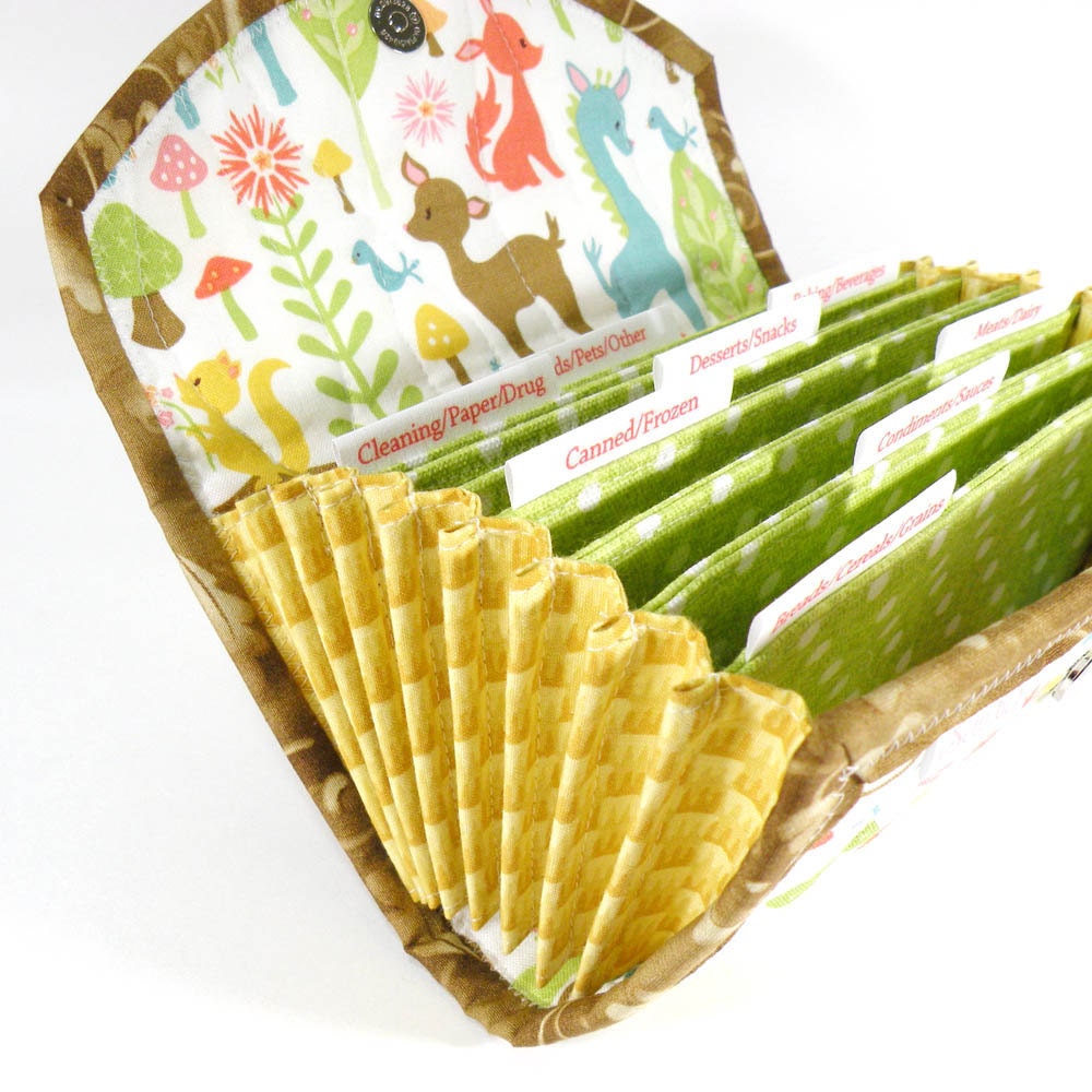COUPON ORGANIZER - Woodland Tails