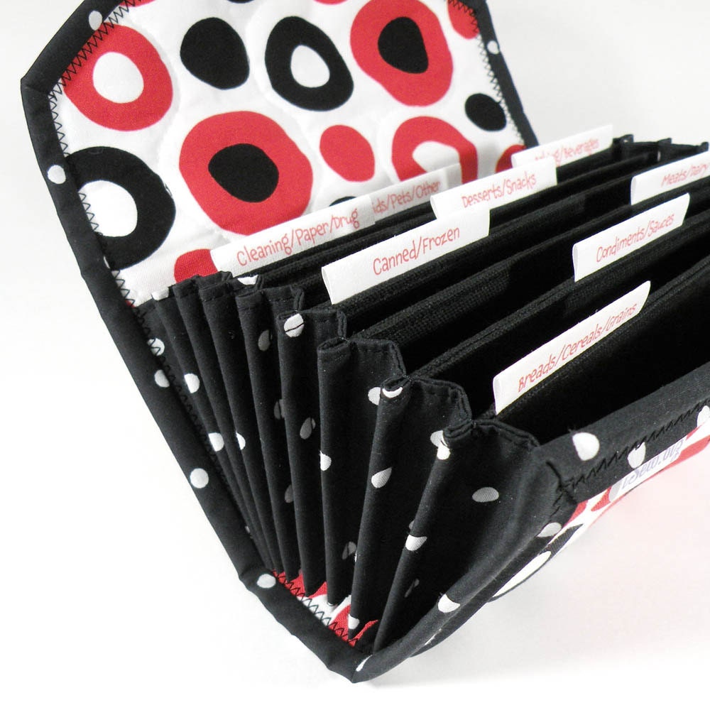 COUPON ORGANIZER - Bold Polka Dots