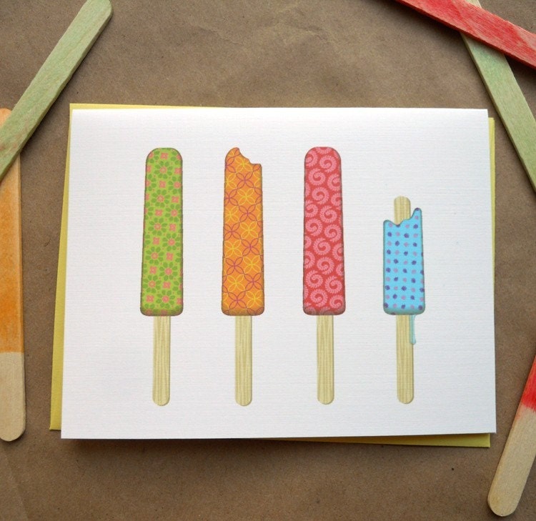 Popsicles Card