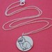 PUG necklace, pickles the pug, illustration by GEMMA CORRELL, eco-friendly reclaimed silver, handcrafted by Chocolate and Steel