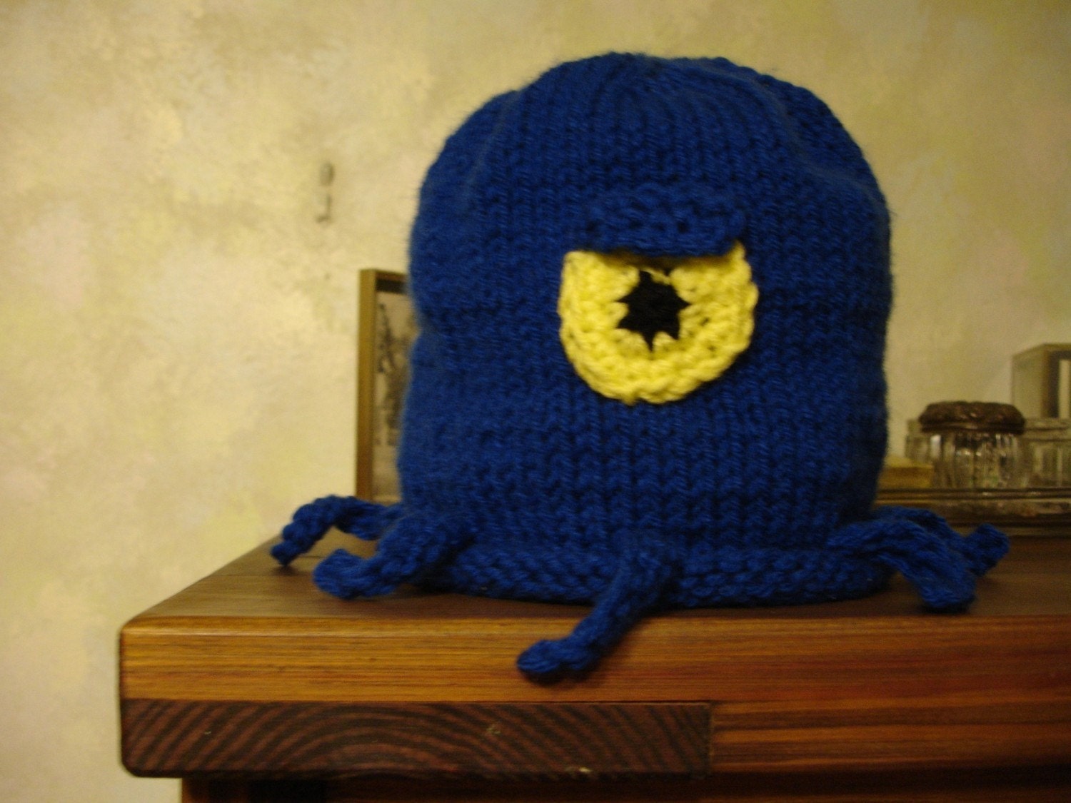 Little Monsters Hand Knit  - Blue