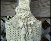 PDF Crochet Pattern for Victorian Romance Purse includes instructions for flowers and leaves
