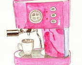PINK ESPRESSO PRINT