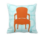 ORANGE CHAIR  PILLOW