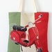Retro Italian Vespa Huge shopper bag Canvas bag