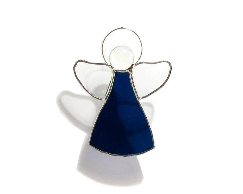 Blue Angel - Stained Glass Suncatcher