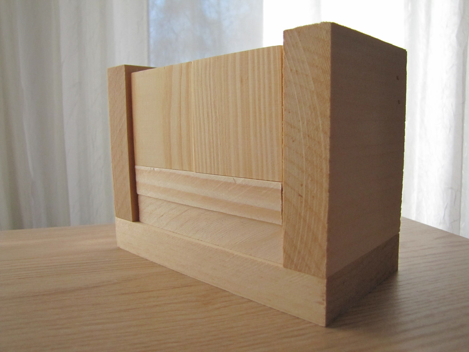 Blank Perpetual Wooden Block Calendar - Month and Day - Nekkid Wood