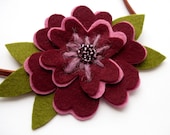 DIY Felt Flower Headband - PDF Sewing Pattern