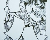 Original Inks by Adam Turman