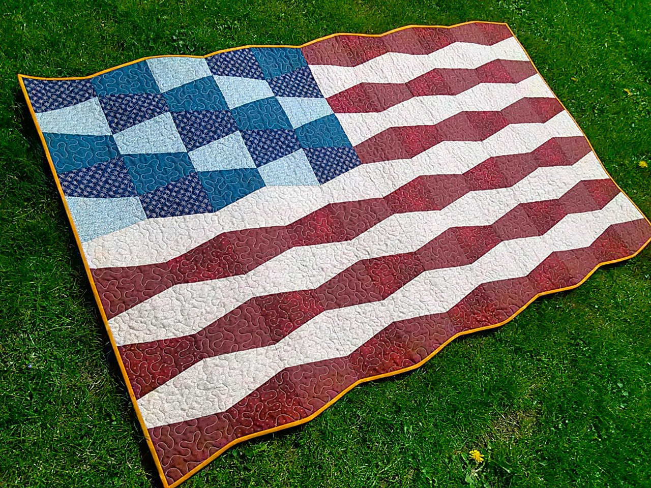 Tumbler Flag Quilt