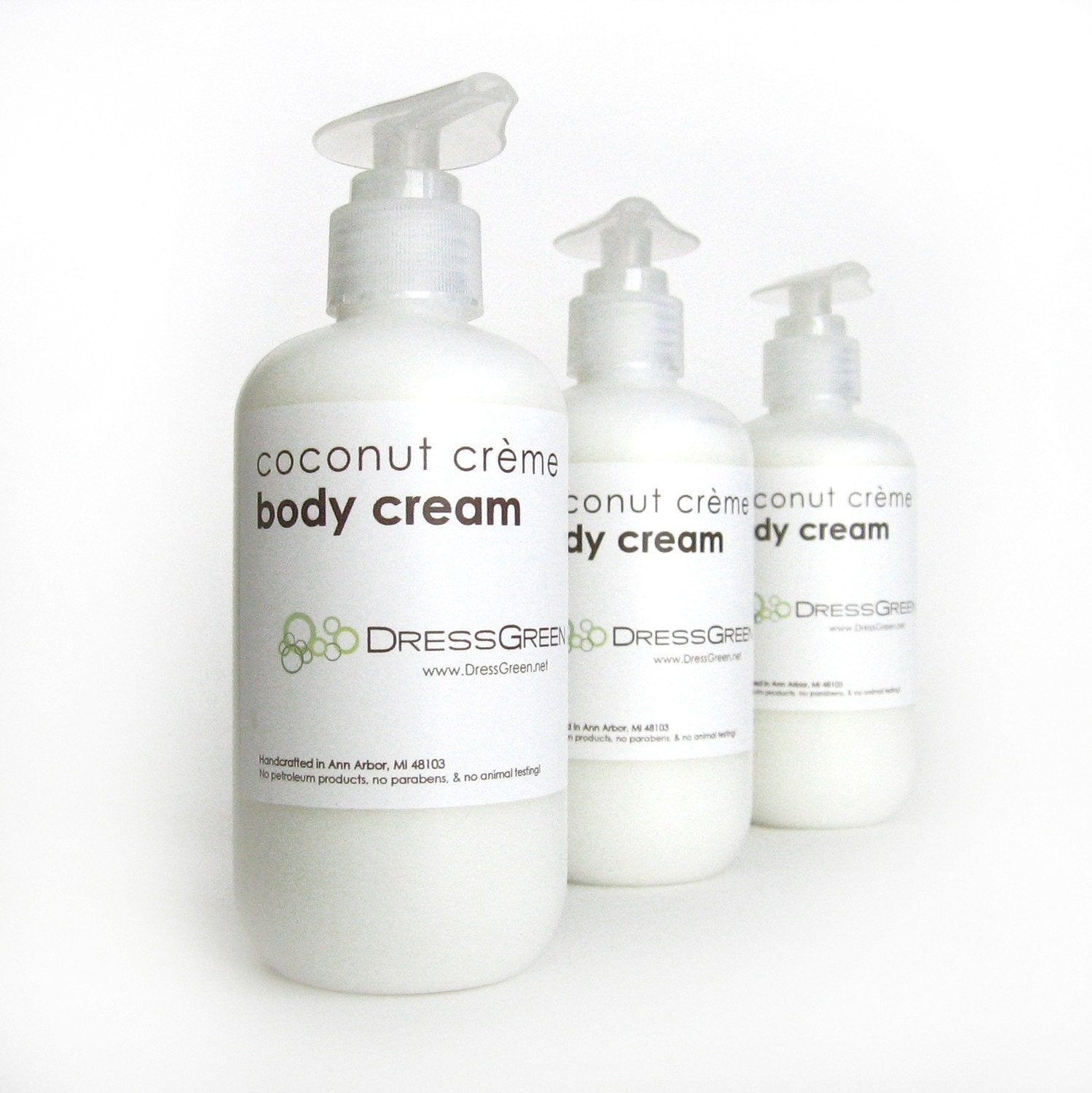 Coconut Creme Body Cream with Organic Aloe Leaf Juice and Shea Butter 8oz