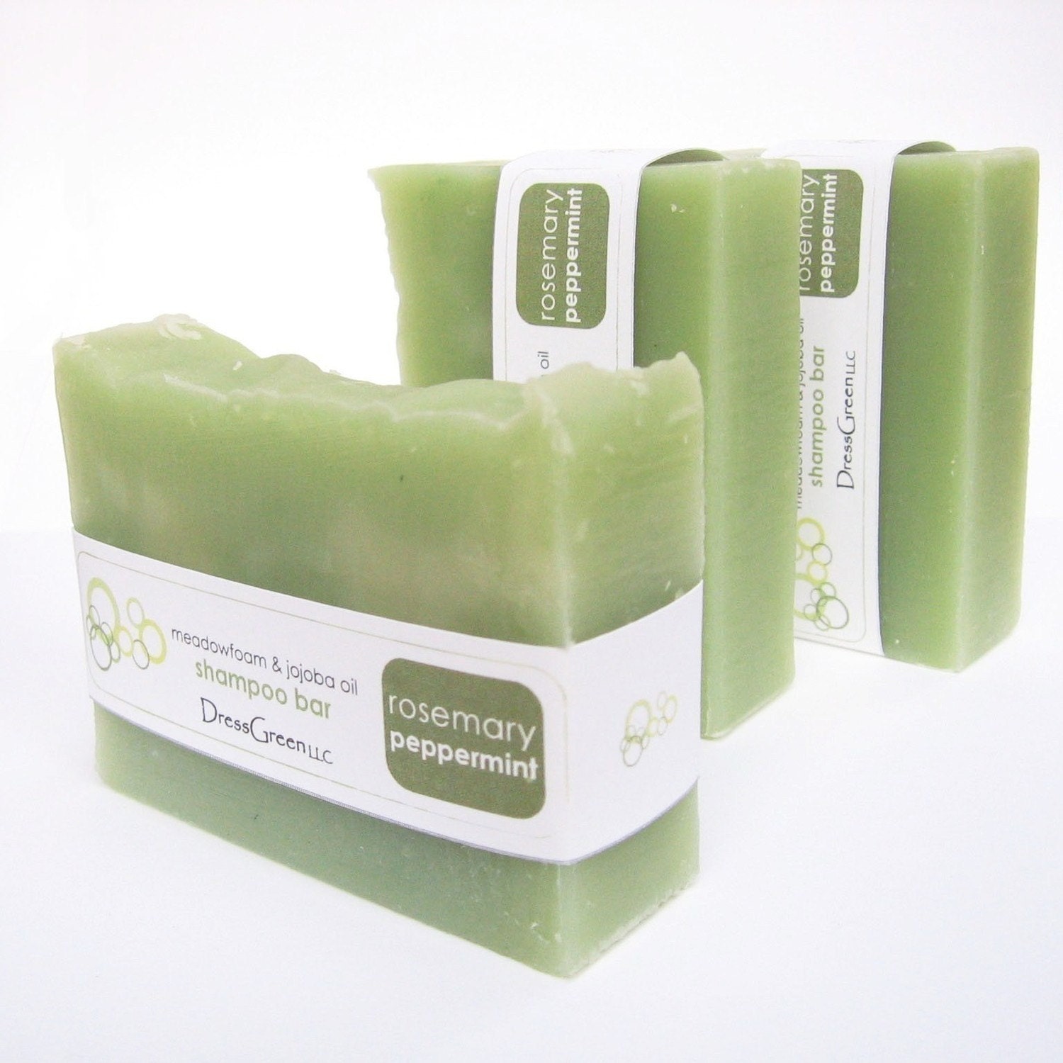 Rosemary Peppermint Shampoo Bar with Jojoba and Meadowfoam Seed Oils