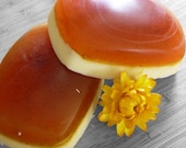 Wheat Germ Bergamot Soap 4.5 oz Bar - Made with Wheat Germ, Turmeric, Rose Hip Oil,  Mango Butter, Ylang Ylang, Bergamot, Sea Buckthorn