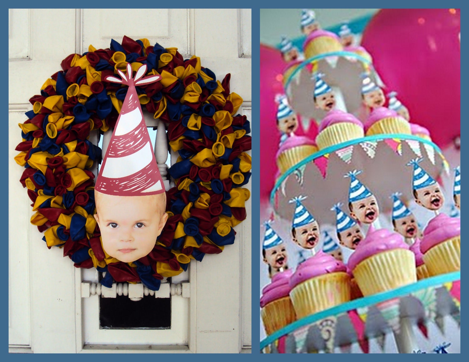 2 Custom Party Hat Files - Large and Small Il_570xn