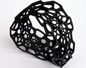 Wave Bracelet -  nylon 3d-printed bangle