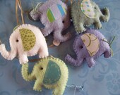 Baby Mobile - Baby Crib Mobile - Elephant Mobile - Nursery Baby Room "Elephants Parade" (You can pick your colors)