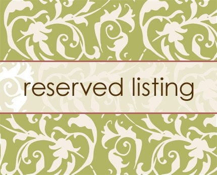 Reserved listing for skbueno