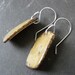 Modern Asymmetrical Rectangles - Small - Porcelain Earrings