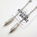 Bite the bullet earrings
