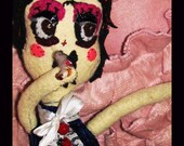 The Bearded Lady Lou Batiste of Mission SF queer/feminista doll