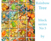 Wish Upon a Rainbow Tree - CHOOSE 2 - Limited Edition Bamboo Block / Panel