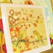 A Little Bird Conversation 10 x 10 inch Bamboo Fine Art Print
