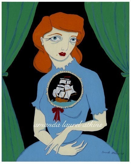 Remember when I loved you print - vintage inspired by Amanda Atkins
