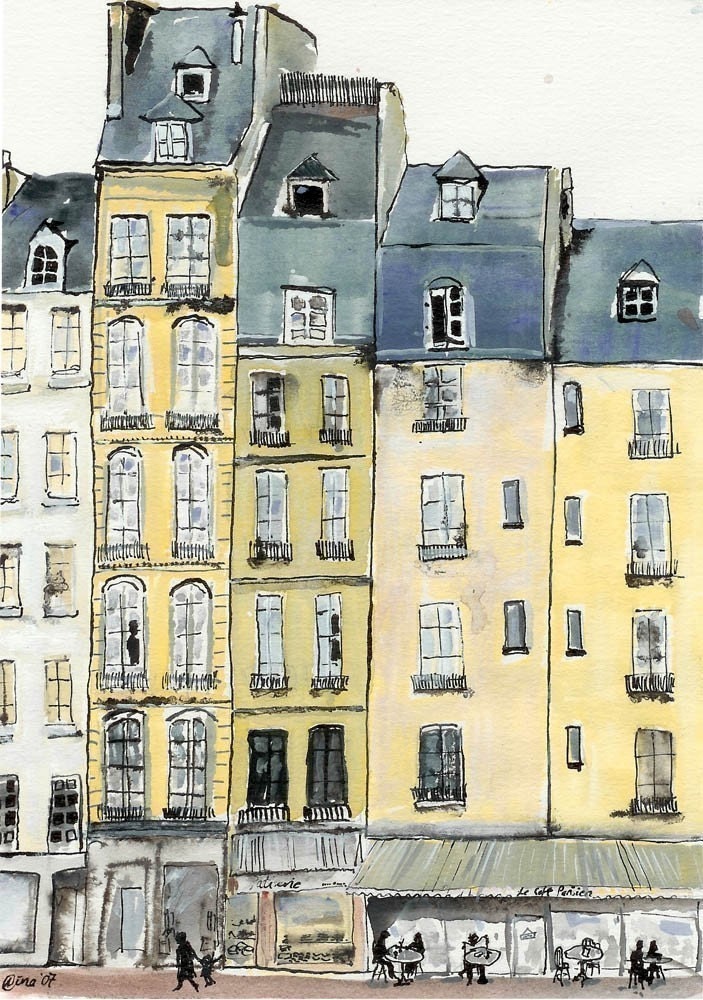 A Bit of Paris - 6 x 8