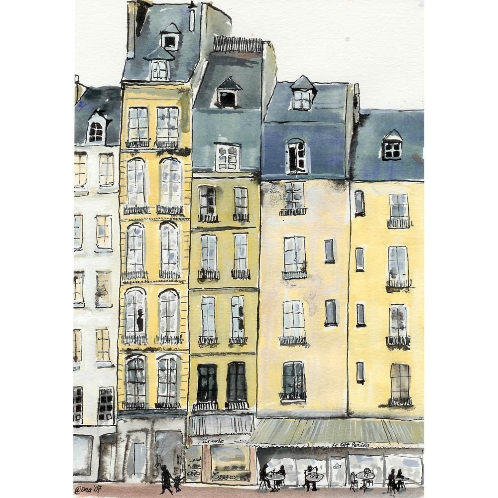 A Bit of Paris - 7 x 10
